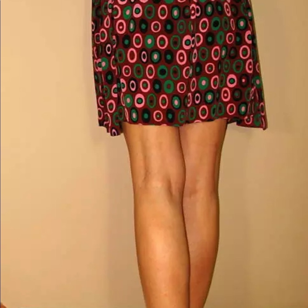 Missoni Silk Skirt Logo Scarf Print 42 Y2K Vintage XS Silk Chiffon Coquette New - Picture 8 of 16